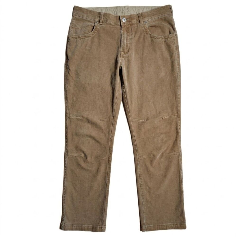 Columbia Sportswear Straight Fit Work Pants Mens 36x30 Brown Canvas Outdoor
